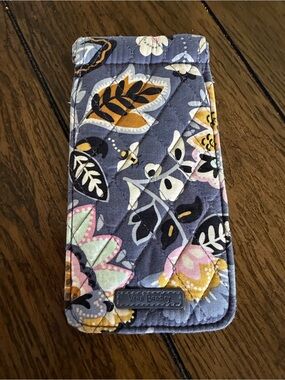 Vera Bradley Sunglass Sleeve CHARMONT MEADOW Floral Snap Close